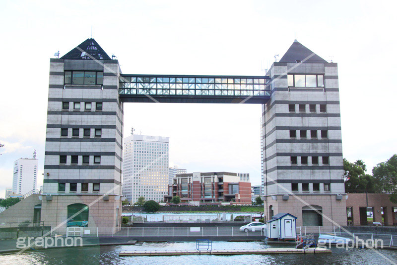 みなとみらいの水門,みなとみらい,よこはま,横浜,水門,１号ドック,ドッグヤード,水門橋,港,神奈川県,ベイサイド