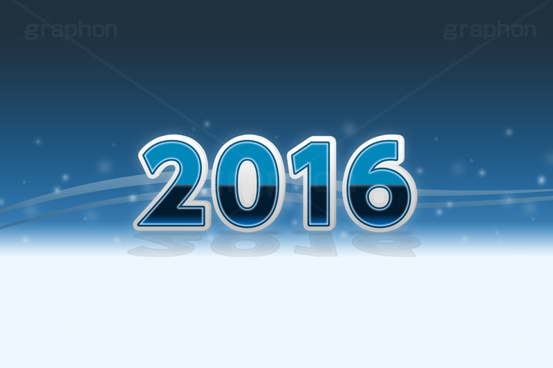 2016年号デザイン(ブルー),西暦,年号,年賀状,お正月,記事,ニュース,きらきら,キラキラ,デザイン,イメージ,反射,news,design,2016,ブルー,青,event,イベント,行事,風習,message,text,メッセージ