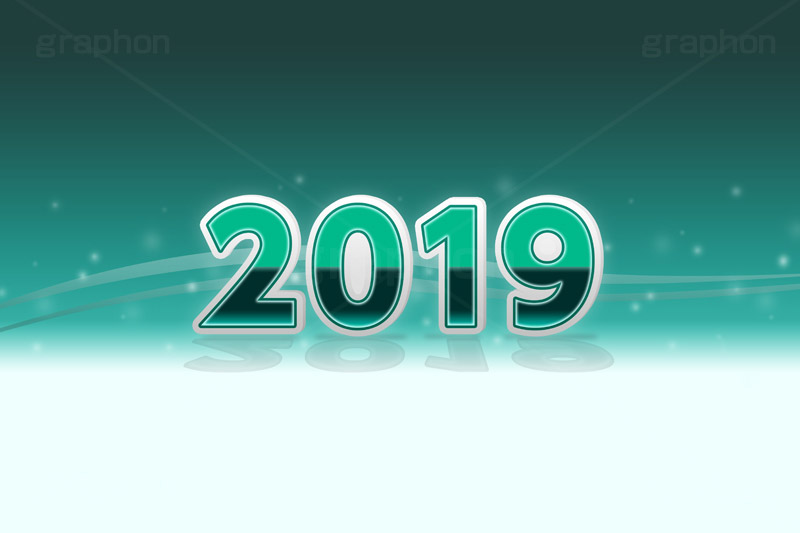 2019年号デザイン(エメラルド),西暦,年号,年賀状,お正月,記事,ニュース,きらきら,キラキラ,デザイン,イメージ,反射,news,design,2019,エメラルド,event,イベント,行事,風習,message,text,メッセージ