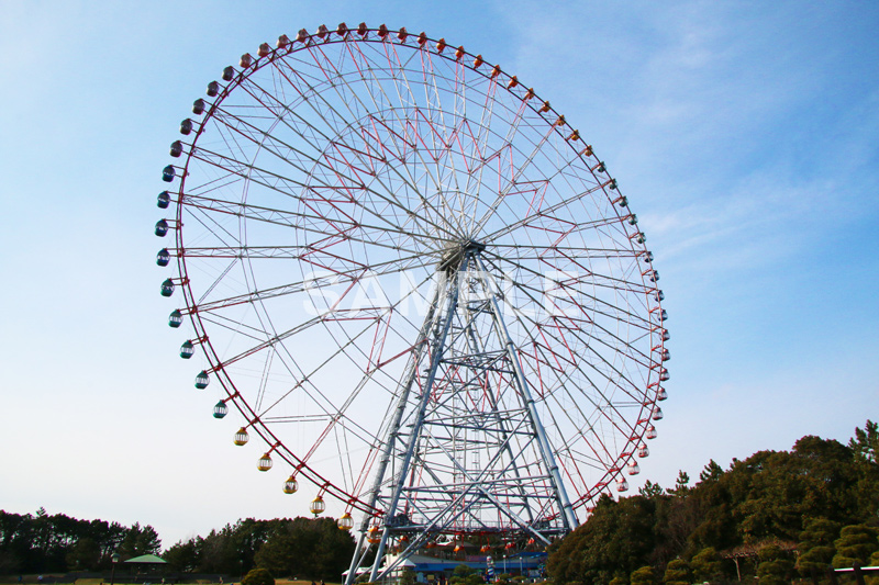 葛西,かさい,葛西臨海公園,大観覧車,観覧車,公園,回転輪,かんらんしゃ,だいかんらんしゃ,都立公園,江戸川区,東京湾,沖合,遊具,最大級