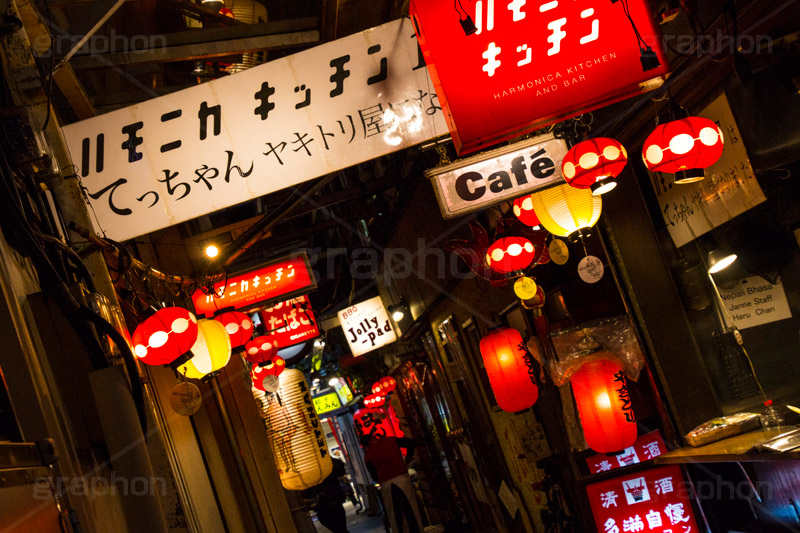 ハモニカ横丁,横丁,吉祥寺,商店街,アーケード,武蔵野市,飲み,大人,酒,路地,商店,飲食店,ハーモニカ,風情,情緒