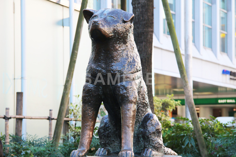 渋谷-ハチ公像,渋谷,しぶや,ハチ公,銅像,像,名犬,モニュメント,待ち合わせ,待合せ,忠犬,渋谷駅,秋田犬,シンボル,ハチ,駅前,shibuya,dog,犬