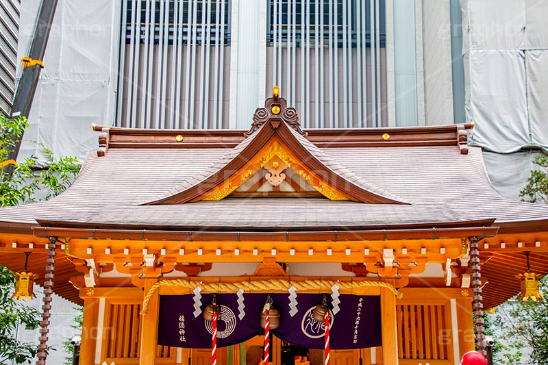 福徳神社,神社,参拝,お参り,稲荷,芽吹神社,お稲荷さん,日本橋,中央区,tokyo,東京,japan