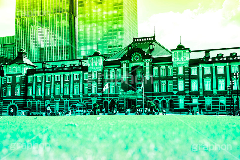 東京駅,Gradation Jjapan,gradation,japan,日本,グラデーション,カラフル,お洒落,おしゃれ,オシャレ,味わい,雰囲気,フルサイズ撮影,東京,tokyo,デュオトーン,duotone,旅行,旅,travel