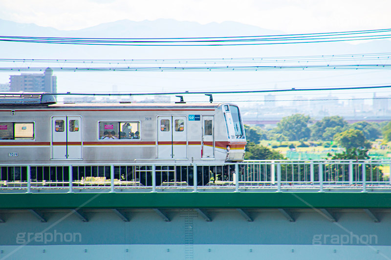 東横線,多摩川,車両,線路,東横線,train,電車/鉄道