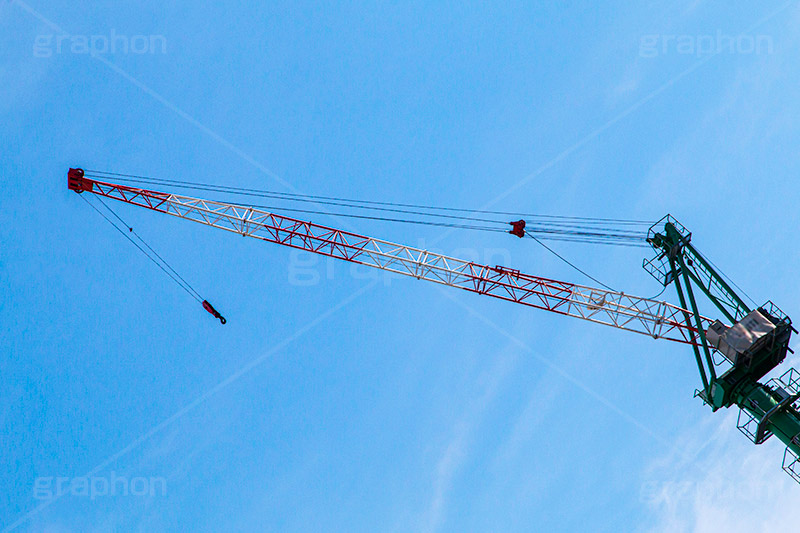 クレーン,高層ビル,重機,建設,解体,開発,工事,都市開発,再開発,crane,building