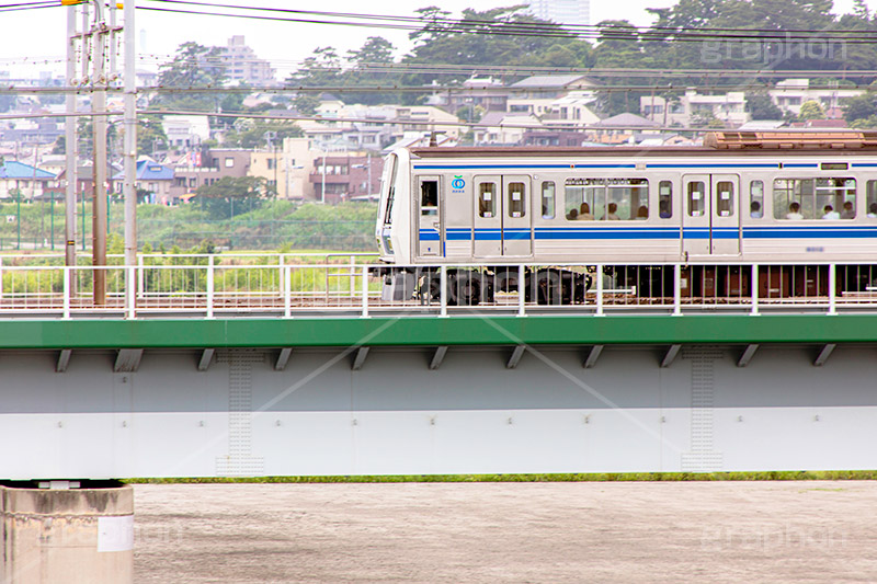 目黒線,多摩川,車両,線路,電車/鉄道,鉄道橋,橋梁,train,フルサイズ撮影