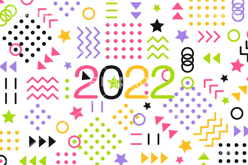 2022年号デザイン,ポップ柄,ポップ背景,西暦,年号,年賀状,お正月,正月,記事,ニュース,ポップ,デザイン,イメージ,イベント,行事,風習,メッセージ,かわいい,カワイイ,可愛い,POP,news,design,event,message,text,2022