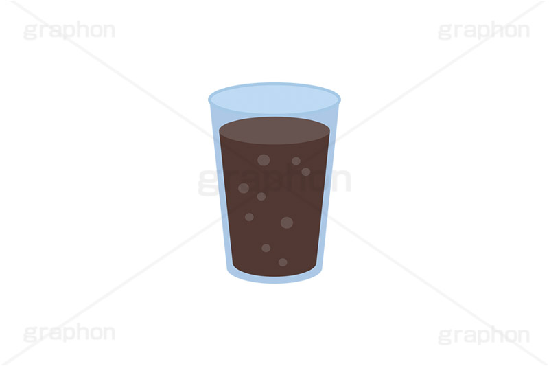 グラスに入ったコーラ,コーラ,ドリンク,ジュース,炭酸,炭酸飲料,飲み物,飲料,コップ,グラス,注ぐ,挿し絵,drink,illustration,juice,cola