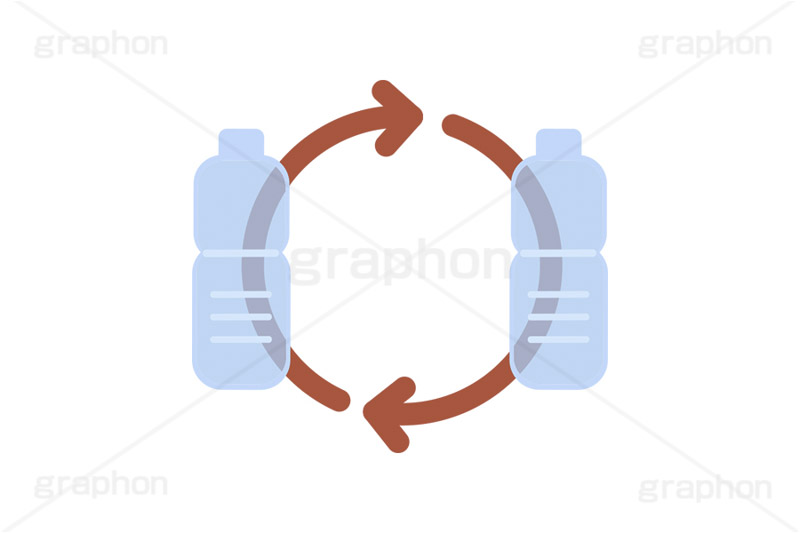リサイクル,ペットボトル,ボトル,プラスチック,エコ,ごみ,ゴミ,再生,資源,矢印,挿絵,挿し絵,bottle,illustration,sdgs,recycle,eco