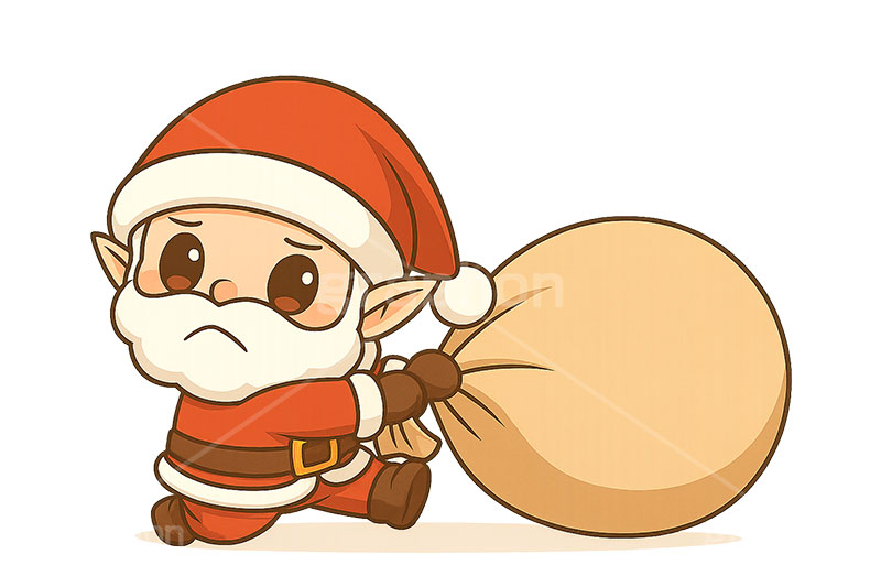 サンタ妖精,サンタクロースのイラスト,サンタ,サンタクロース,エルフ,妖精,クリスマス,イベント,冬,アイコン,マーク,かわいい,可愛い,カワイイ,キャラクター,character,icon,mark,christmas,winter,event,santa,elf,fairy