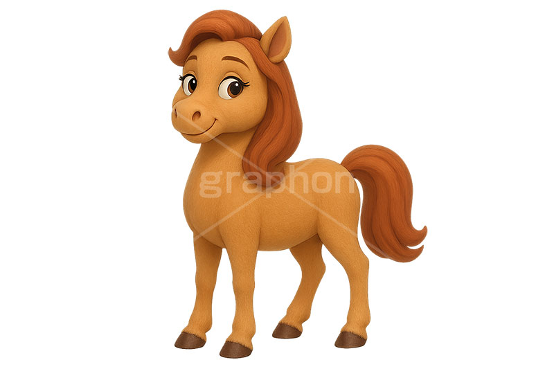 3D馬キャラクター,3D,馬キャラクター,馬イラスト,午,馬,うま,ウマ,かわいい,カワイイ,可愛い,キャラクター,午年,干支,正月,お正月,年賀状,2026午年,午年年賀状,新年,ニューイヤー,アニバーサリー,イラスト,illustration,japan,horse,cute,character,animation