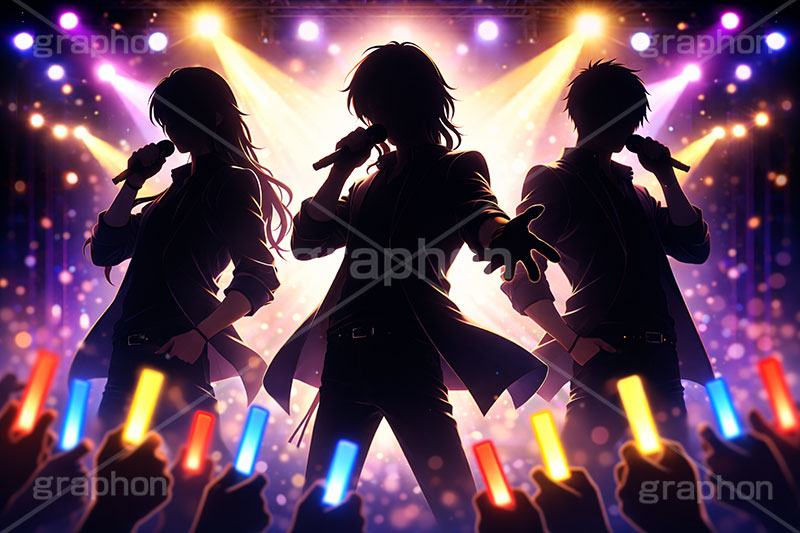アイドル,イケメン,ライブステージ,ステージ,推し,推し活,舞台,ライブ,ライヴ,コンサート,シアター,ホール,背景,照明,音楽,主役,ミュージック,ライト,スポットライト,イラスト,illustration,light,frame,hall,theater,live,stage,music