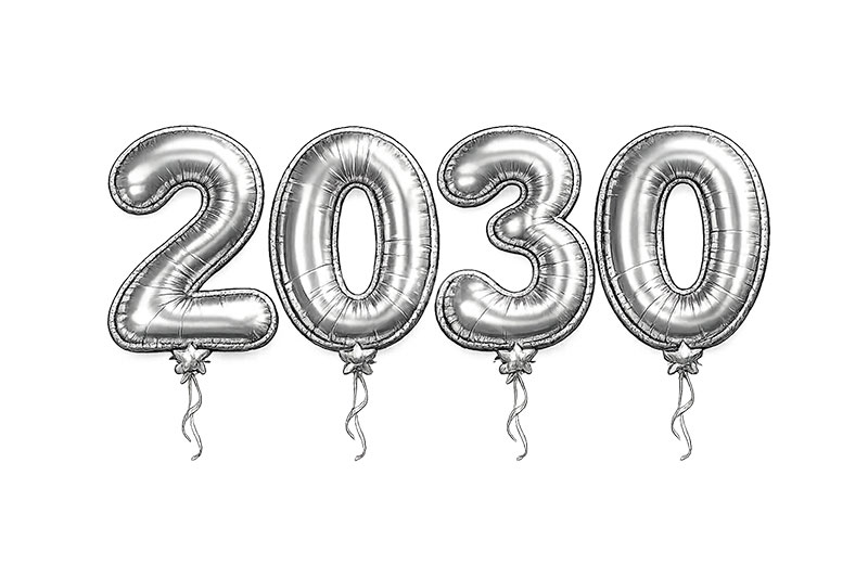 2030(バルーン),年号,西暦,バルーン,風船,パーティー,パーティ,飾り,装飾,デコレーション,年賀状,お正月,正月,年明け,新年,ニューイヤー,アニバーサリー,イベント,行事,ポップ,メッセージ,テキスト,message,text,POP,event,anniversary,balloon,2030