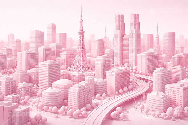 シンプル都会,ワールド,タワー,クレイアート,クレイ,ねんど,粘土,模型,立体,未来,近未来,都会,都市,街,ビル,future,city,building,tower,clay