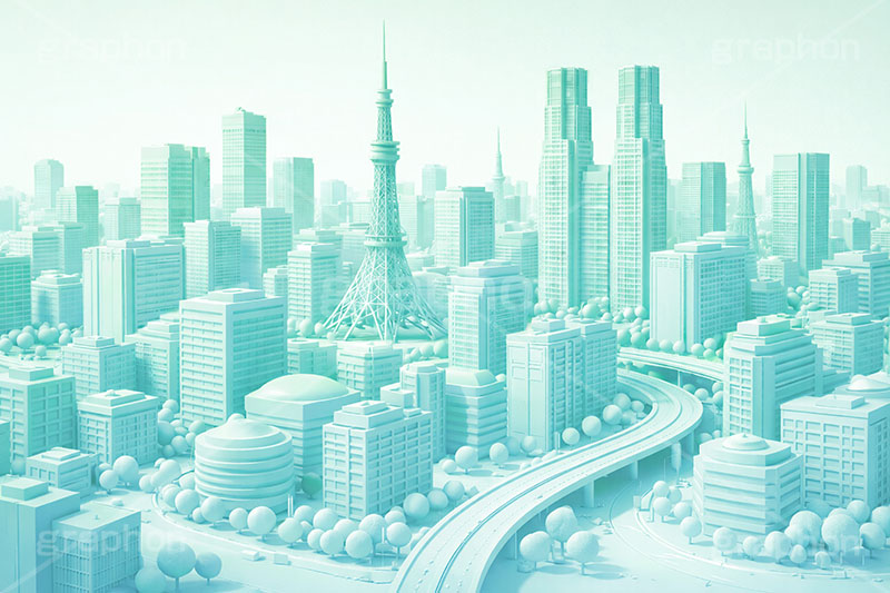 シンプル都会,ワールド,タワー,クレイアート,クレイ,ねんど,粘土,模型,立体,未来,近未来,都会,都市,街,ビル,future,city,building,tower,clay