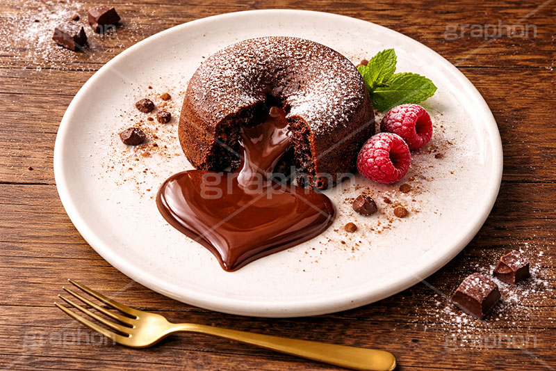 とろけるフォンダンショコラ,フォンダンショコラ,ショコラ,溶けるハート,バレンタイン,バレンタインデー,チョコレート,ハート,スイーツ,ミント,ベリー,とろける,溶ける,垂れる,垂れ,菓子,お菓子,告白,愛,恋,恋愛,ラブ,らぶ,女子力,ガーリー,甘い,スイーツ,背景,chocolate,valentine,sweet,heart,AI生成素材