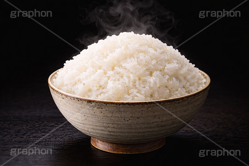 あつあつ白飯,大盛り,大盛,炊き立てごはん,炊き立て,炊き,米,白米,ご飯,お米,ごはん,和食,日本食,日本料理,湯気,白飯,茶碗,ちゃわん,湯気,熱々,アツアツ,あつあつ,ホクホク,ほくほく,グルメ,rice,japan,AI生成素材
