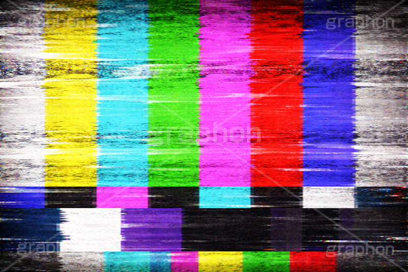 カラーバー,ノイズ,不具合,故障,エラー,バグ,荒れ,砂嵐,カラー,バー,液晶,画面,TV,テレビ,放送,メンテナンス,アナログ,デジタル,信号,記録,放送事故,夜中,テスト,送信,映像,動画,実況,配信,編集,色,television,test,color,analog,digital,AI生成素材