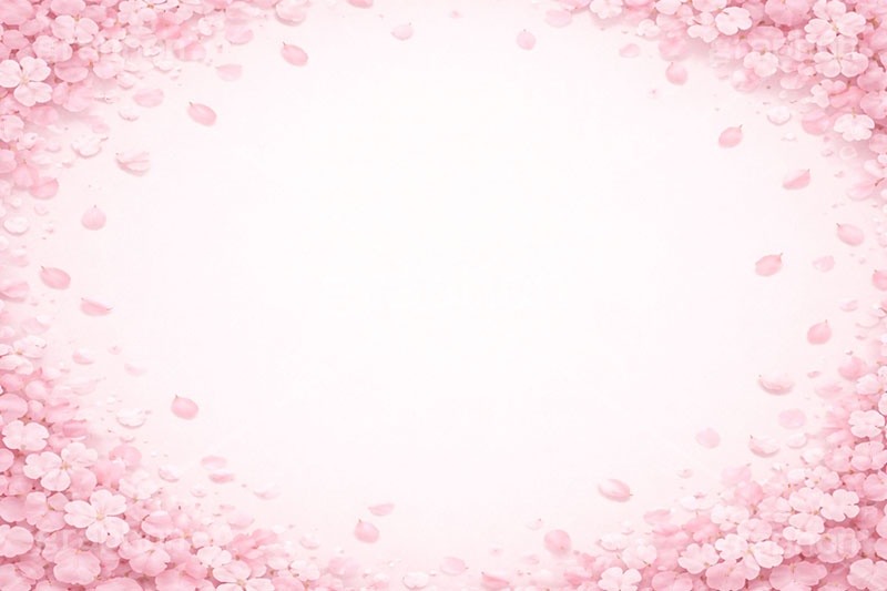 桜フレーム,フレーム,桜,さくら,サクラ,花見,ブロッサム,春,花,花びら,花弁,背景,bg,blossom,spring,flower,frame,AI生成素材