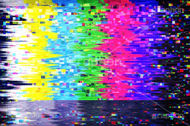 カラーバー,ノイズ,グリッジノイズ,不具合,故障,エラー,バグ,荒れ,砂嵐,カラー,バー,液晶,画面,TV,テレビ,放送,メンテナンス,アナログ,デジタル,信号,記録,放送事故,夜中,テスト,送信,映像,動画,実況,配信,編集,色,television,test,color,analog,digital,noise,AI生成素材