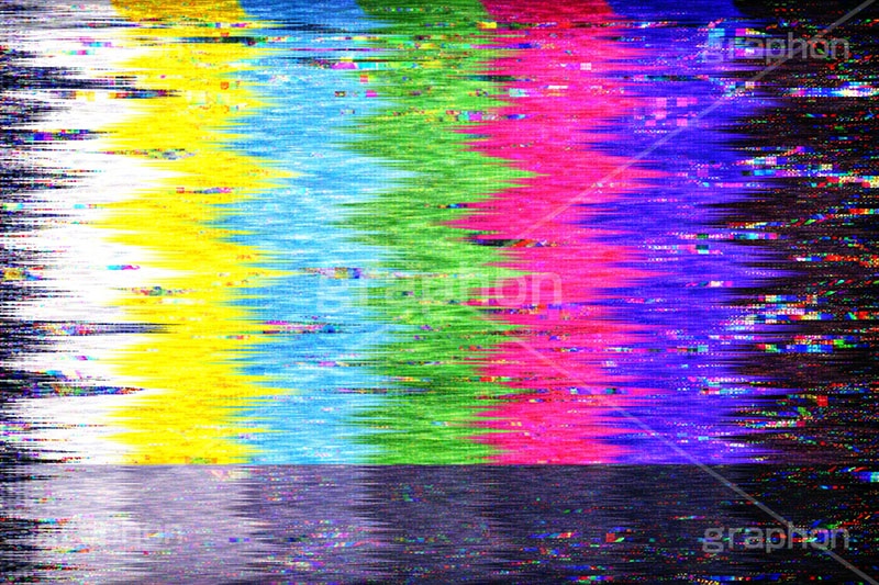カラーバー,ノイズ,グリッジノイズ,不具合,故障,エラー,バグ,荒れ,砂嵐,カラー,バー,液晶,画面,TV,テレビ,放送,メンテナンス,アナログ,デジタル,信号,記録,放送事故,夜中,テスト,送信,映像,動画,実況,配信,編集,色,television,test,color,analog,digital,noise,AI生成素材