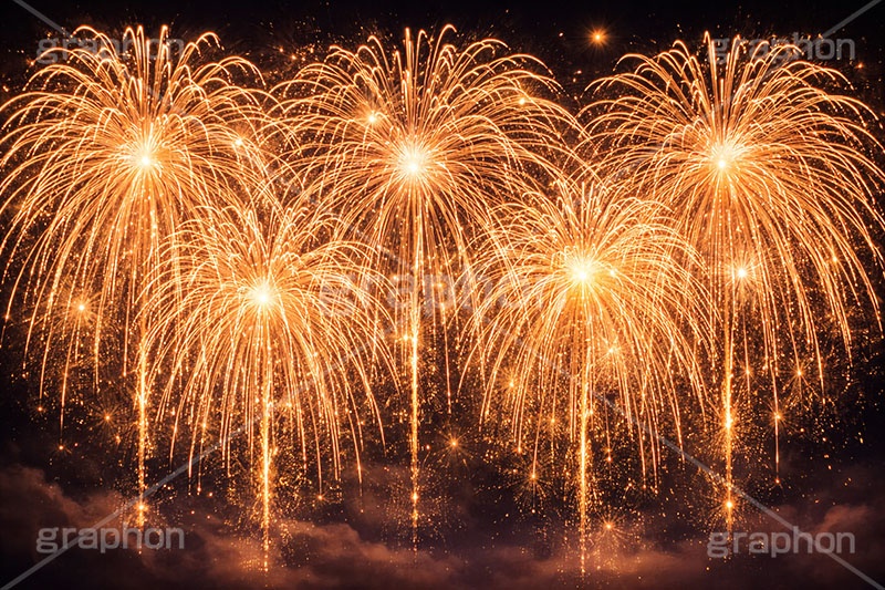 打ち上げ花火,花火,はなび,花火大会,祭り,夏祭り,夏,火花,風物詩,打ち上げ,打上,打上花火,華火,煙火,綺麗,きれい,キレイ,火薬,火,季語,まつり,派手,スターマイン,アニバーサリー,anniversary,fireworks,AI生成素材