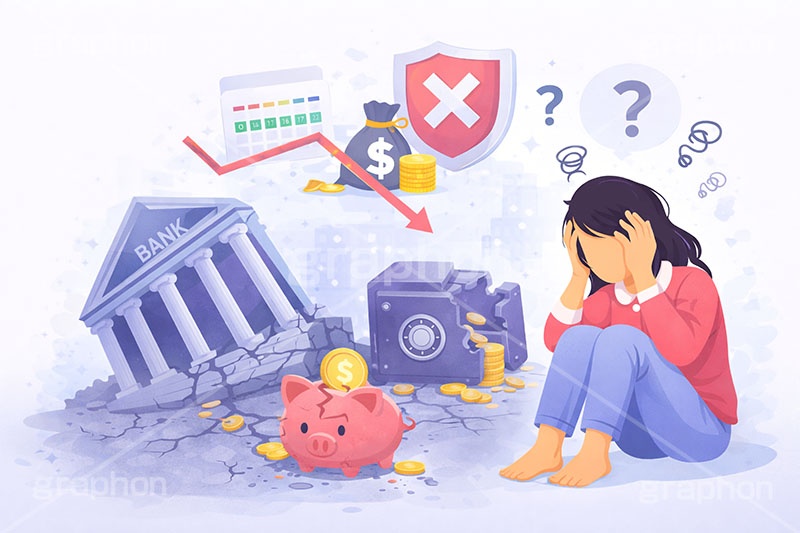 家計,貯金,銀行,積立,積み立て,投資,お金の悩み,不安,資産運用,資産,金,お金,マネー,チャート上昇,チャート,コイン,通貨,株,株価,株価指数,上昇,急騰,下落,暴落,企業,決算,円安,仮想通貨,不動産,金利,グラフ,トレード,ローソク足,損失,ニュース,記事,金庫,貯金箱,人物,女性,news,NISA,経済,GDP,chart,graph,money,trade,coin,bank,AI生成素材