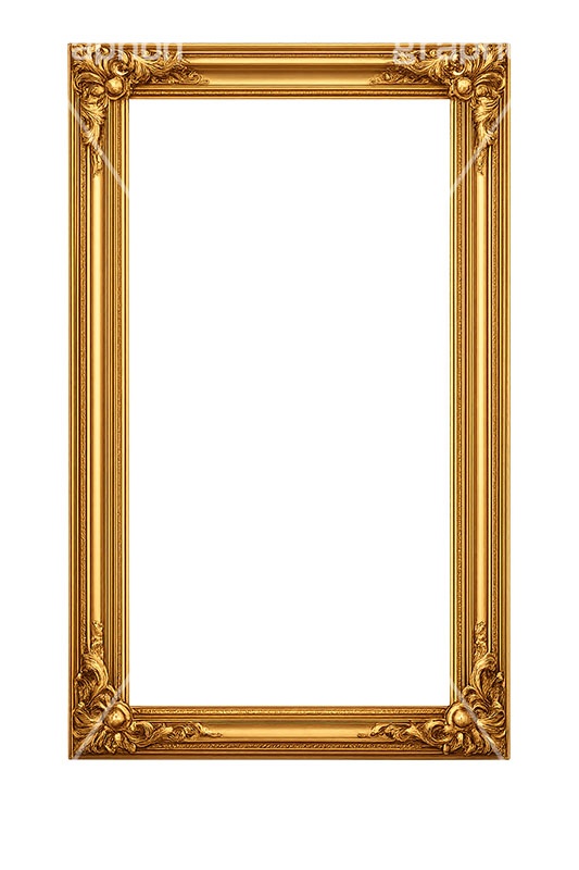 絵画の額縁,額縁,額,額ブチ,絵画,西洋,洋館,高貴,フレーム,frame,AI生成素材