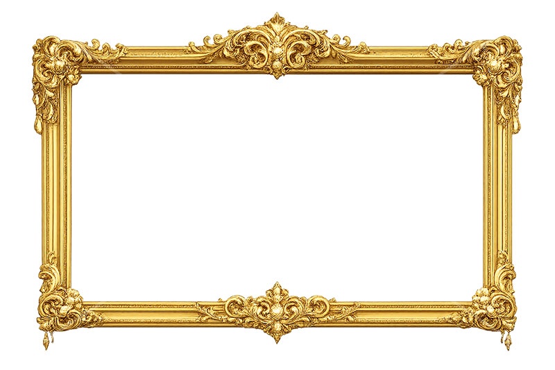 絵画の額縁,額縁,額,額ブチ,絵画,西洋,洋館,高貴,フレーム,frame,AI生成素材