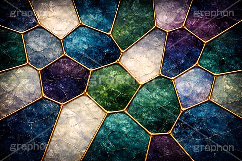 ステンドグラス,ガラス,色ガラス,鉛,ハンダ,クール,渋い,テクスチャー,テクスチャ,西洋,教会,texture,glass,AI生成素材