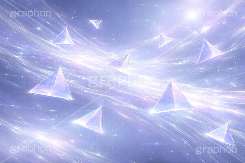 デジタル世界,電脳世界,三角模様,三角柄,トライアングル,マトリックス,コード,データ,サイバー,パソコン,入力,基盤,デジタル,イメージ,クール,かっこいい,欠片,破片,ガラス,オーロラ,プリズム,aurora,prism,cool,cyber,data,matrix,digital,IT,image,triangle,PC,AI生成素材