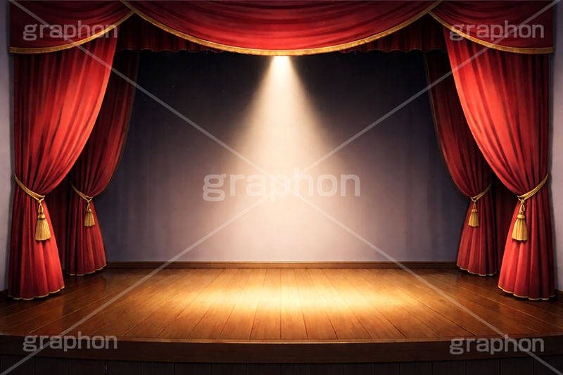 舞台幕,ステージ幕,舞台,ステージ,幕,カーテン,緞帳,暗幕,表彰,ライブ,ライヴ,ランキング,体育館,床,シアター,ホール,枠,背景,フレーム,照明,ライト,スポットライト,主役,イラスト,illustration,light,frame,hall,theater,live,curtain,stage
