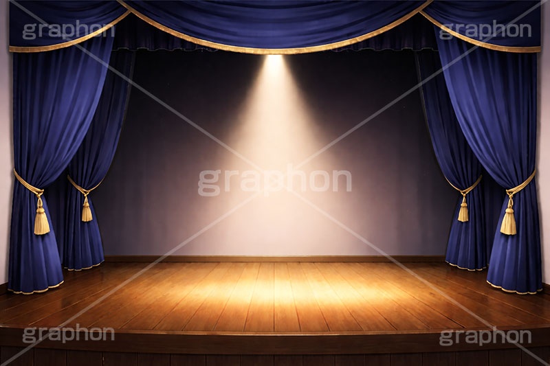 舞台幕,ステージ幕,舞台,ステージ,幕,カーテン,緞帳,暗幕,表彰,ライブ,ライヴ,ランキング,体育館,床,シアター,ホール,枠,背景,フレーム,照明,ライト,スポットライト,主役,イラスト,illustration,light,frame,hall,theater,live,curtain,stage