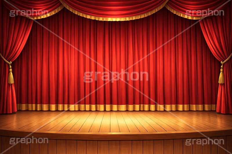 舞台幕,ステージ幕,舞台,ステージ,幕,カーテン,緞帳,暗幕,表彰,ライブ,ライヴ,ランキング,体育館,床,シアター,ホール,枠,背景,フレーム,照明,ライト,スポットライト,主役,イラスト,illustration,light,frame,hall,theater,live,curtain,stage