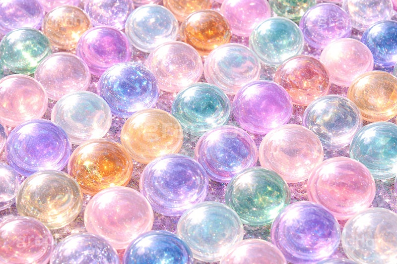 ビー玉テクスチャ,ビー玉,ビーダマ,びーだま,玉,球,球体,ガラス,おもちゃ,玩具,子供,キッズ,こども,テクスチャ,テクスチャー,カワイイ,可愛い,かわいい,パステル,オーロラ,ラメ,aurora,pastel,texture,toy,ball,AI生成素材