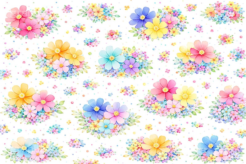 花柄,花,はな,フラワー,ナチュラル,テクスチャ,テクスチャ―,模様,もよう,柄,がら,パターン,お洒落,おしゃれ,オシャレ,natural,flower,pattern,texture,AI生成素材