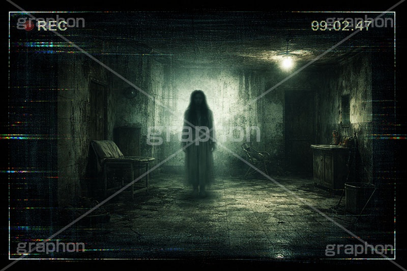 心霊映像,ホラー,恐怖,怖い,オバケ,おばけ,幽霊,心霊,心霊写真,心霊スポット,呪い,ゴースト,監視,監視カメラ,モニタ,モニター,液晶,画面,TV,テレビ,放送,記録,放送事故,映像,現象,動画,horror,television,ghost,AI生成素材