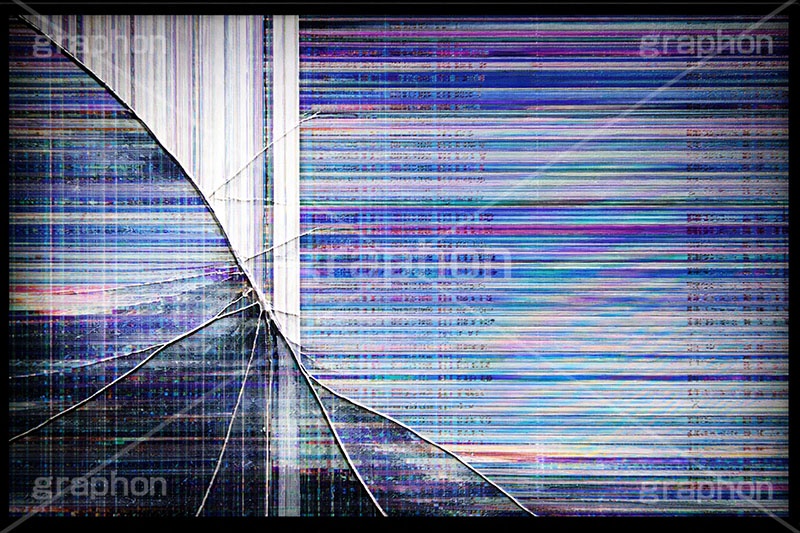 画面割れ,割れ,壊れる,ヒビ,亀裂,破損,故障,砂嵐,ノイズ,不具合,エラー,バグ,荒れ,砂嵐,モニタ,モニター,パソコン,液晶,画面,TV,テレビ,放送,メンテナンス,アナログ,デジタル,信号,記録,放送事故,夜中,テスト,送信,映像,動画,実況,配信,編集,ホラー,恐怖,怖い,horror,television,test,color,analog,digital,AI生成素材