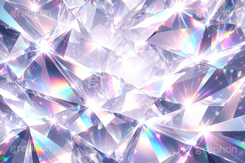 クリスタル背景,結晶,反射,クリスタルカット,ジュエル,クリスタル,宝石,ジュエリー,フレア,プリズム,虹フレア,綺麗,背景,きれい,キレイ,オシャレ,おしゃれ,crystal,jewel,rainbow,flare,prism,AI生成素材