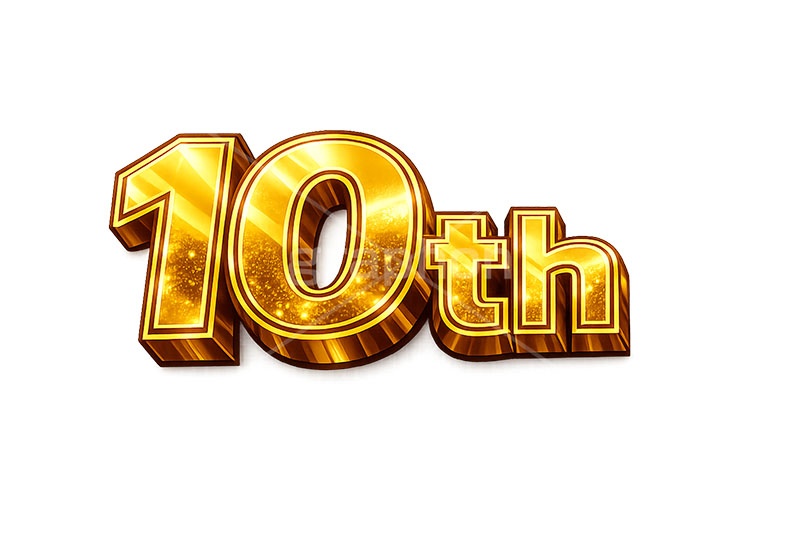 10th,チラシ,見出し,10周年,広告,ポスター,記念,お祝い,祝祭,周年,記念日,創立,設立,オープン,誕生,誕生日,テキスト,アニバーサリー,ゴールド,黄金,豪華,文字,文言,ポップ,宣伝,強調,アピール,プロモーション,販促,店舗,3D,3D文字,立体,メッセージ,message,text,pop,appeal,poster,promotion,anniversary,gold,AI生成素材