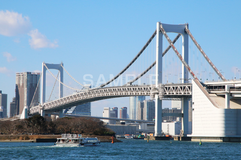 レインボーブリッジ,橋,ブリッジ,吊り橋,東京港連絡橋,お台場,台場,DAIBA,東京都港区台場,東京臨海副都心,御台場,東京湾,港区,オリンピック,olympic