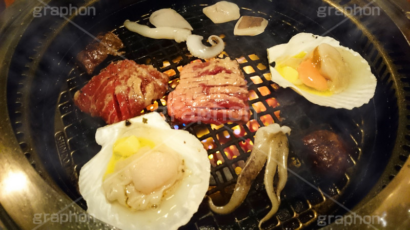 焼肉,焼き肉,やきにく,炭火,焼き,にく,肉,網,食べ放題,肉食,魚介,スマホ撮影,スマホ撮影