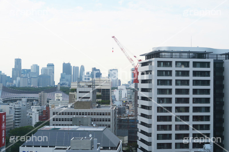 渋谷の街並み,渋谷,しぶや,代々木第一,体育館,ビル,渋谷駅,駅前,shibuya,原宿