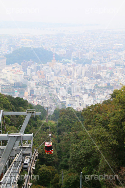 眉山ロープウェイ,眉山,ロープウェイ,ゴンドラ,びざん,徳島県,徳島市,観光,阿波おどり会館,展望,徳島