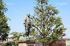 西郷隆盛像,西郷隆盛,西郷,銅像,モニュメント,monument,像,待ち合わせ,待合せ,上野,上野公園,公園,台東区,薩摩,薩摩犬,犬,ツン,兎狩り,武士,軍人,政治家,上野恩賜公園