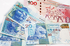 香港ドル,香港,ホンコン,外貨,お金,かね,マネー,金銭,財産,返済,貯金,借金,両替,キャッシュ,現金,コイン,経理,事務,経済,円安,円高,Hong Kong,money,yen,coin