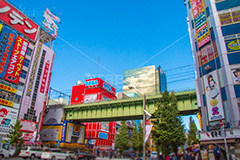 秋葉原の電気街,秋葉原,あきば,秋葉,アキバ,akiba,駅前,電気街,秋葉原駅,看板,広告,ゲーム,アニメ,おたく,オタク,japan,culture,文化,カルチャー