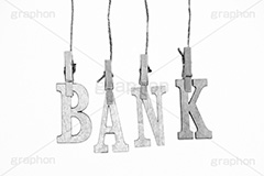 BANK(モノクロ),モノクロ,白黒,しろくろ,モノクローム,単色画,単彩画,単色,文字,ワード,word,keyword,タイトル,title,メッセージ,message,バンク,銀行