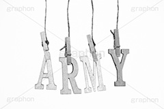 ARMY(モノクロ),モノクロ,白黒,しろくろ,モノクローム,単色画,単彩画,単色,文字,ワード,word,keyword,タイトル,title,メッセージ,message,アーミー,軍隊